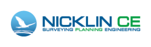 Nicklin CE Land Surveying and Land Development Logo, Nicklin CE Cambridge Land Surveyors Logo, Nicklin CE Surveying and Engineering Services Logo New Zealand